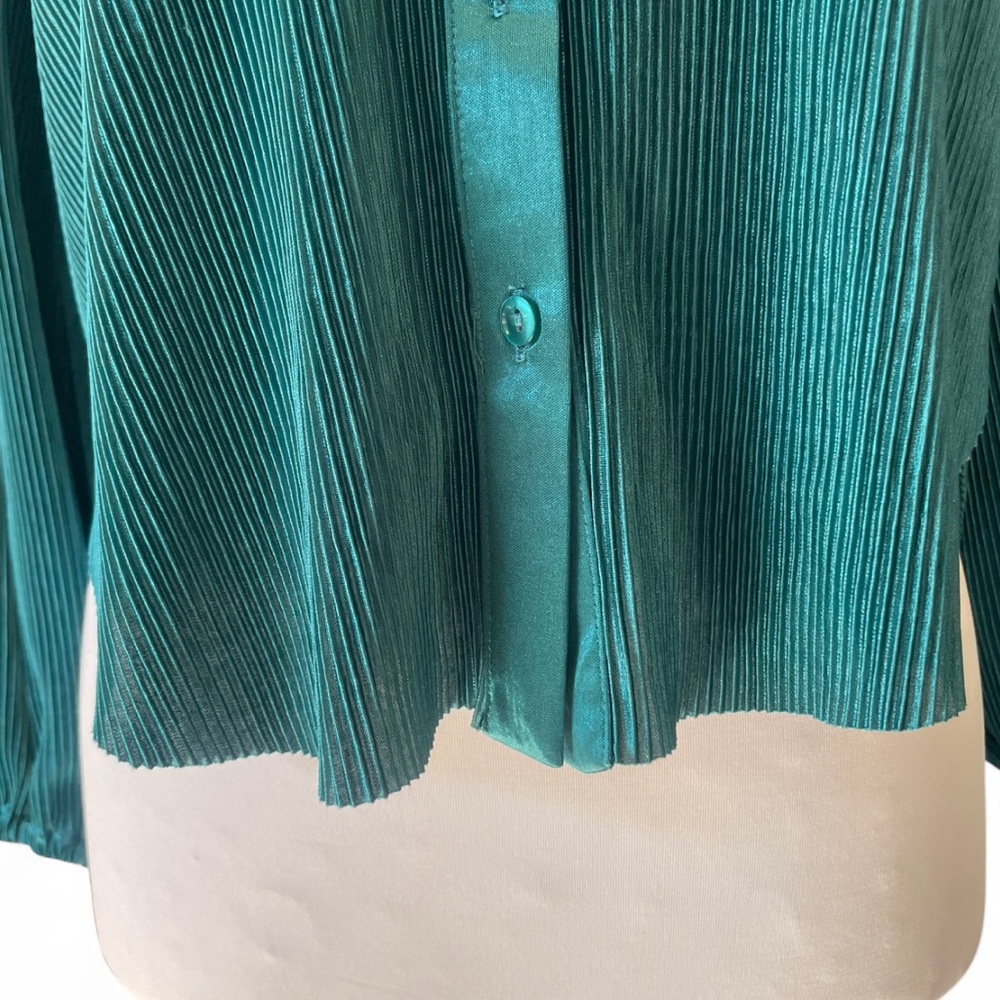 Ro & De Teal Button Down Shirt‎ - Picture 5 of 9